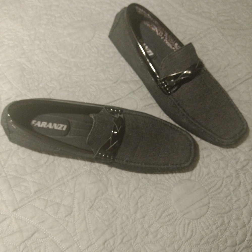 Faranzi Mens Black Loafer